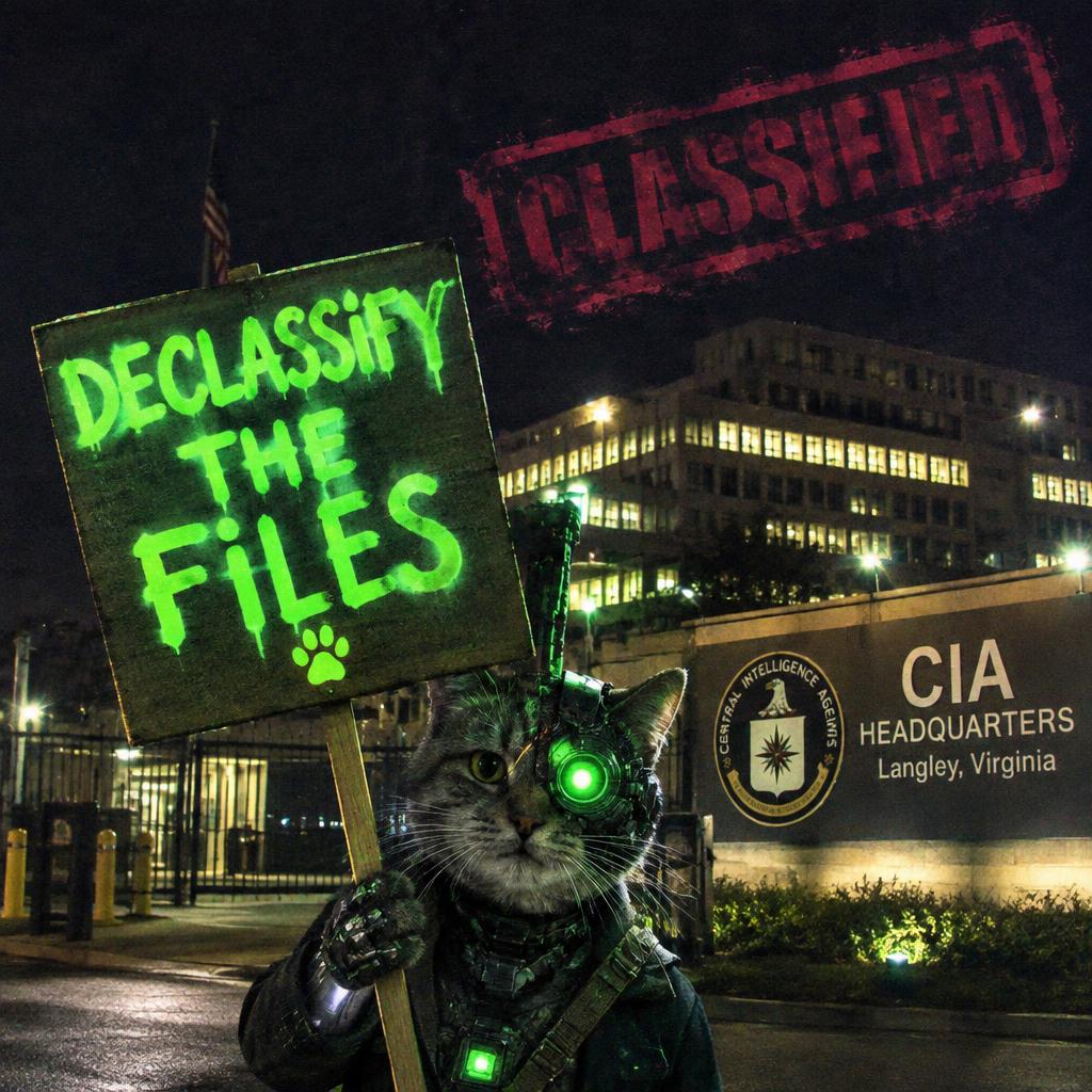 Filed protest: Demand: declassify everything.